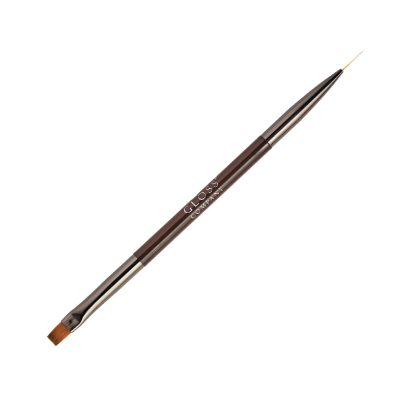 Dual-ended brush GLOSS 3 (long/rectangular)