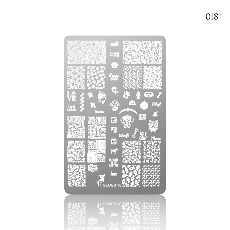 Stamping plate GLOSS 18