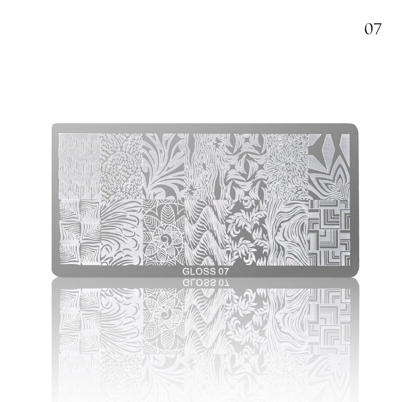 Stamping plate GLOSS 07