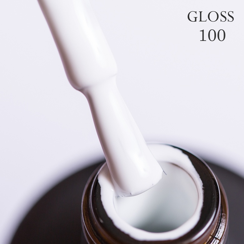 Gel polish GLOSS 100 (white), 11 ml