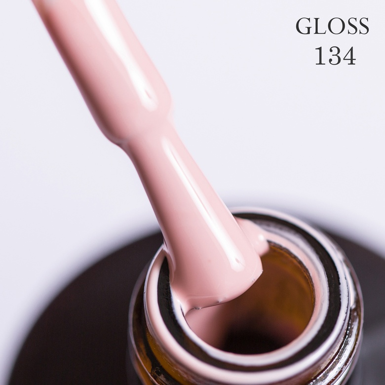 Gel polish GLOSS 134 (peach), 11 ml