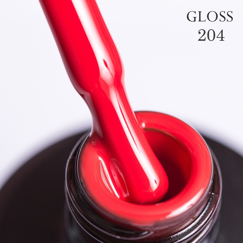 Gel polish GLOSS 204 (terracotta), 11 ml