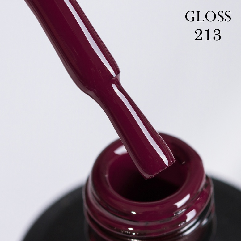 Gel polish GLOSS 213 (plum), 11 ml