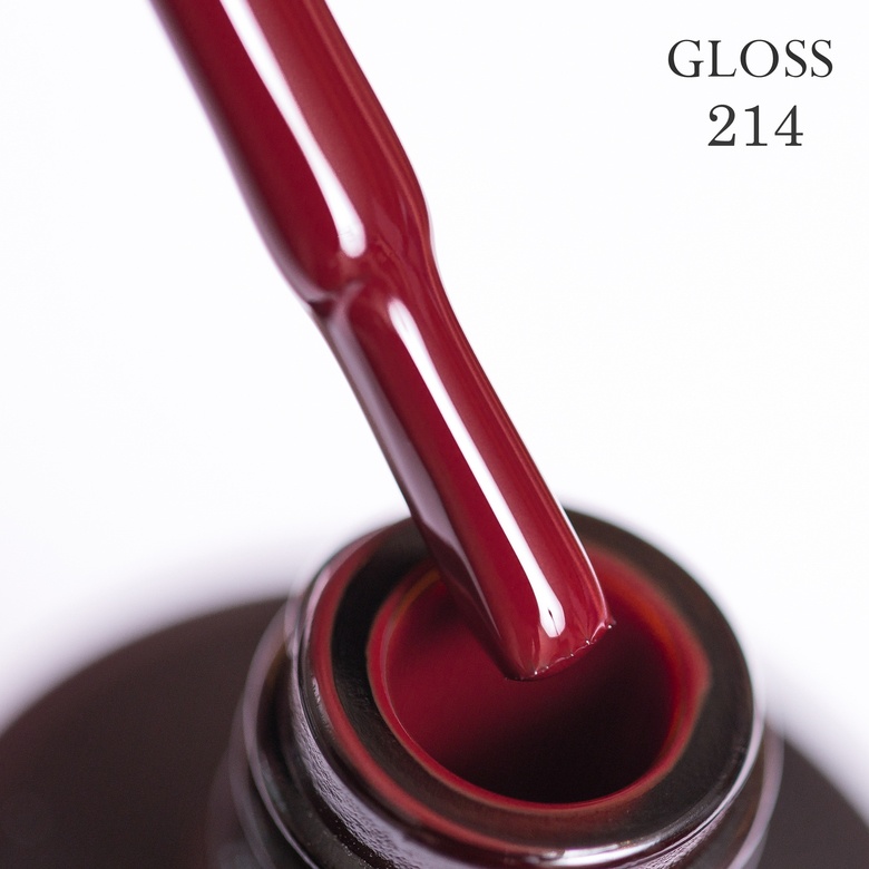 Gel polish GLOSS 214 (ripe cherry), 11 ml