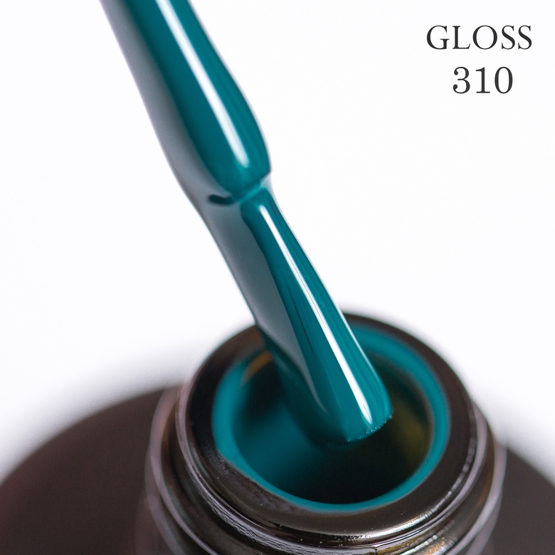 Gel polish GLOSS 310 (emerald), 11 ml