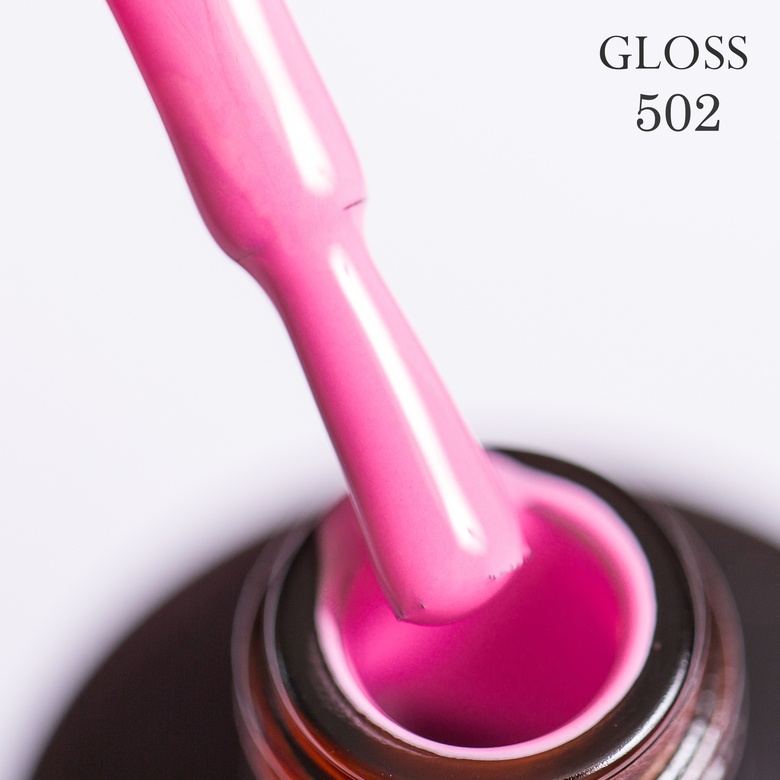 Gel polish GLOSS 502 (pink Barbie), 11 ml