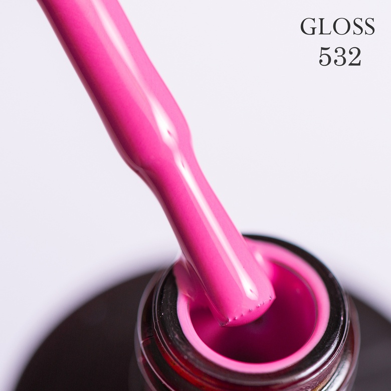 Gel polish GLOSS 532 (pink-purple), 11 ml