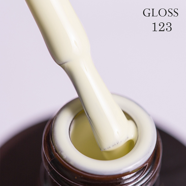 Gel polish GLOSS 123 (ivory), 11 ml