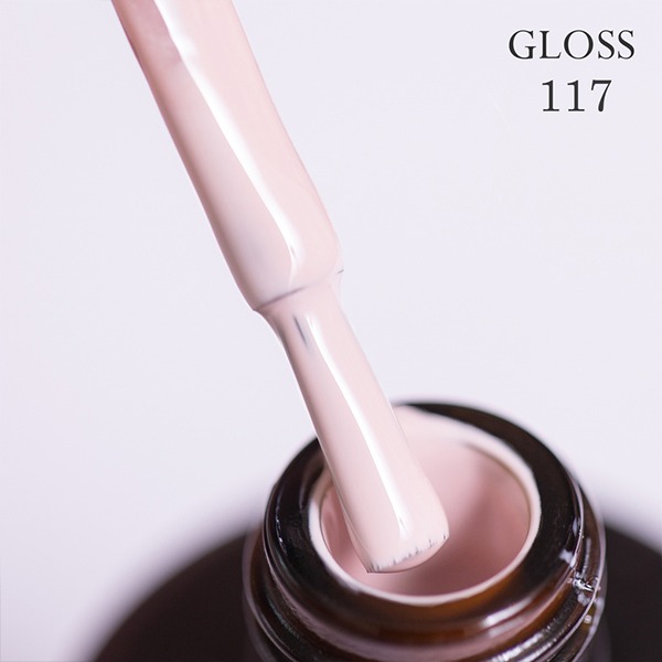 Gel polish GLOSS 117 (pale pink), 11 ml