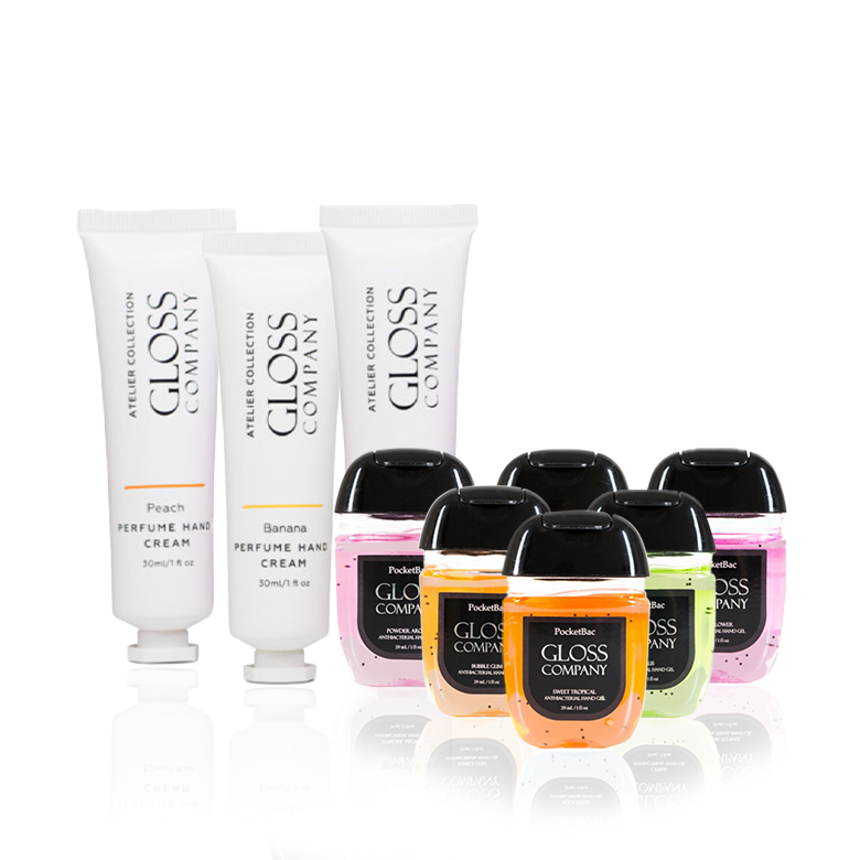 Hand cream and sanitizer set GLOSS