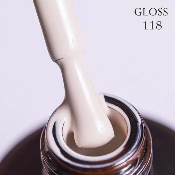 Gel polish GLOSS 118 (cream), 11 ml