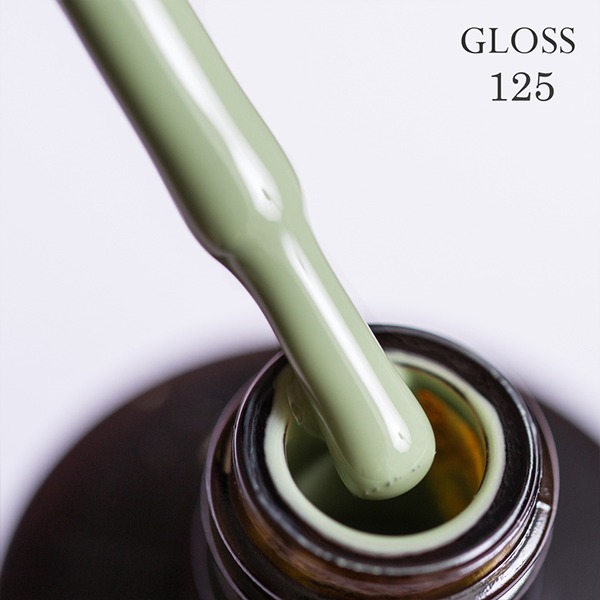 Gel polish GLOSS 125 (dusty olive), 11 ml