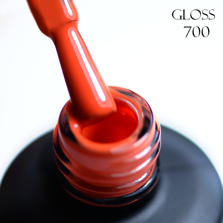 Gel polish GLOSS 700 (scarlet), 11 ml