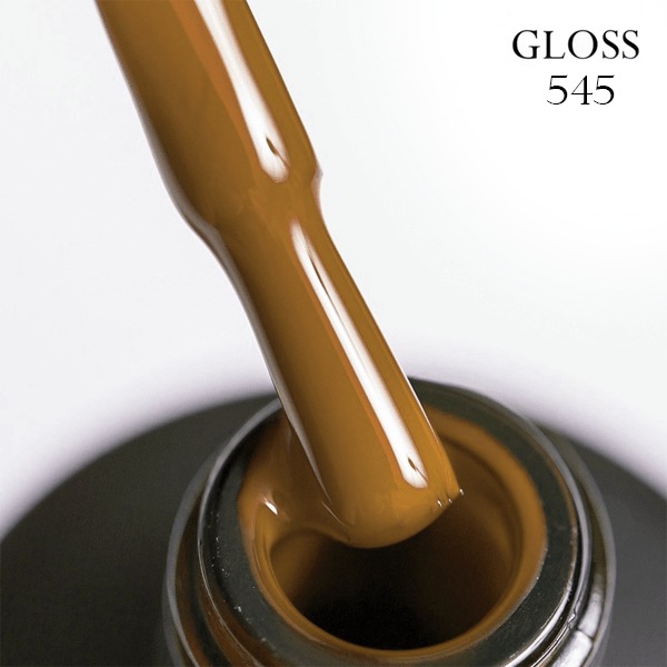 Gel polish GLOSS 545 (light brown), 11 ml