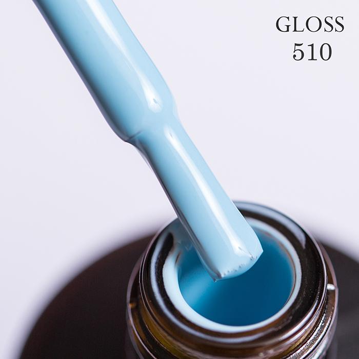 Gel polish GLOSS 510 (blue), 11 ml