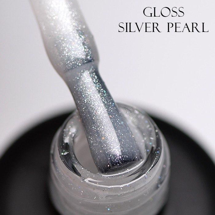 Camouflage base GLOSS Premium French Base Silver Pearl, 11 ml